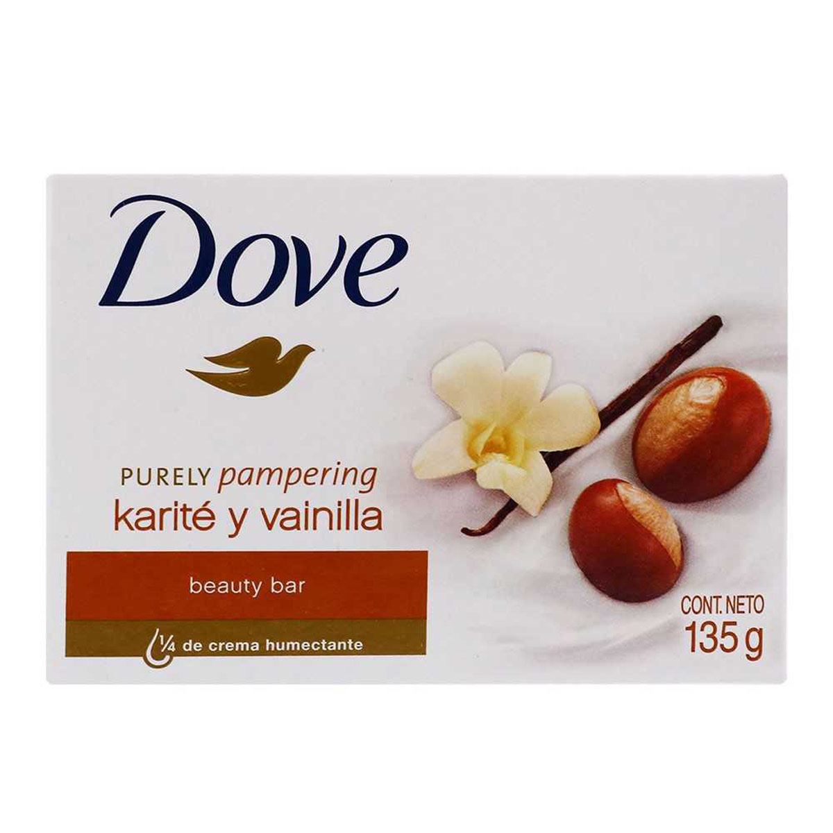 Jabón de tocador Dove Barra karité-vainilla 135g image number null