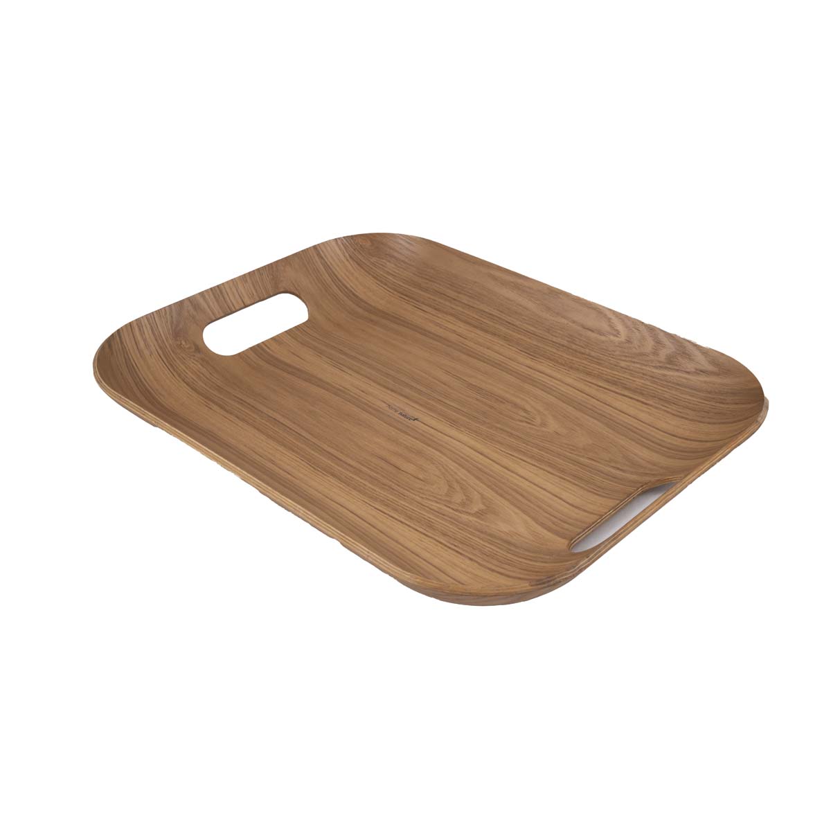 Home Nature Charola de madera rectangular 40x31x4.5cm image number null