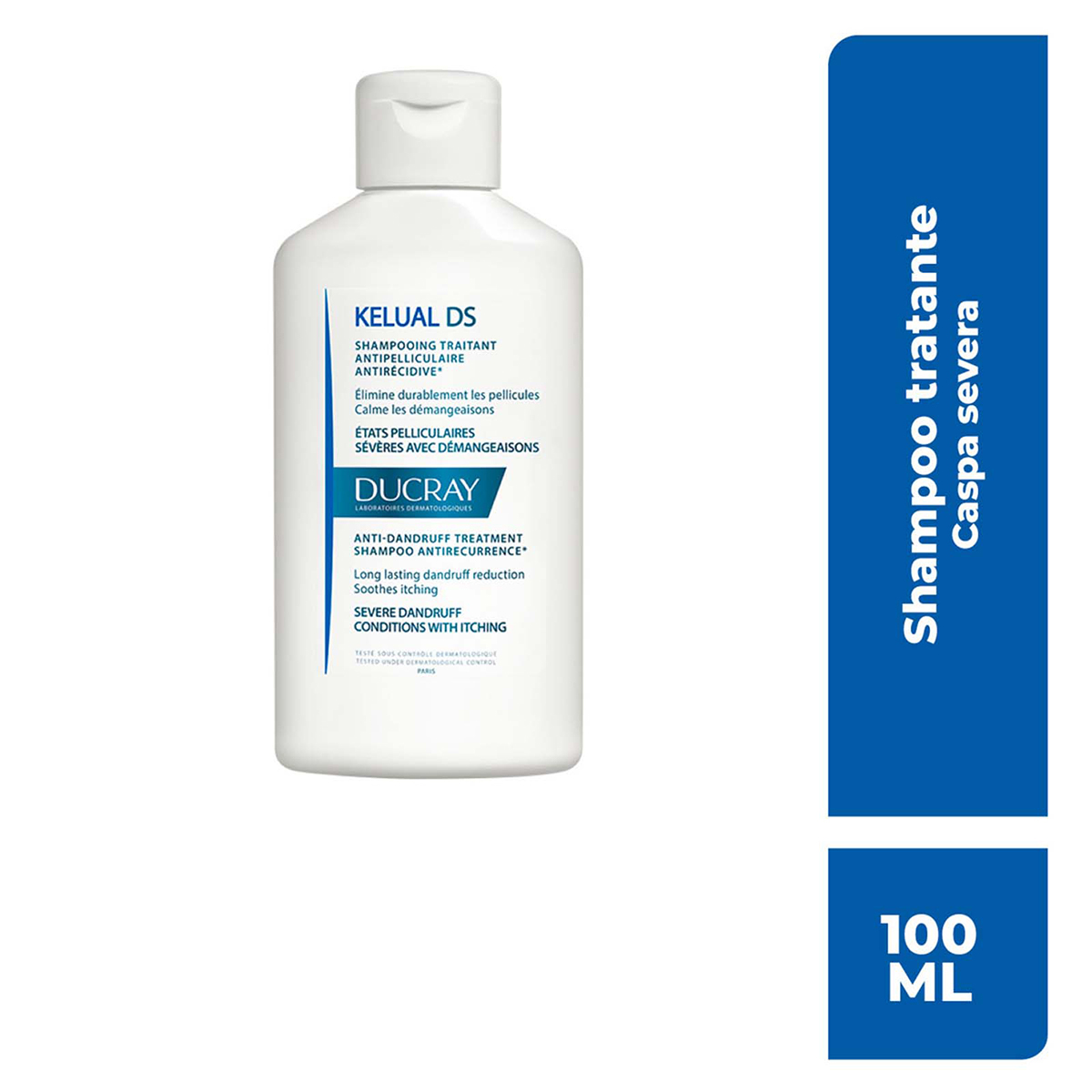 Ducray Kelual Ds Shampoo Anticaspa Caspa Severa 100ml image number null