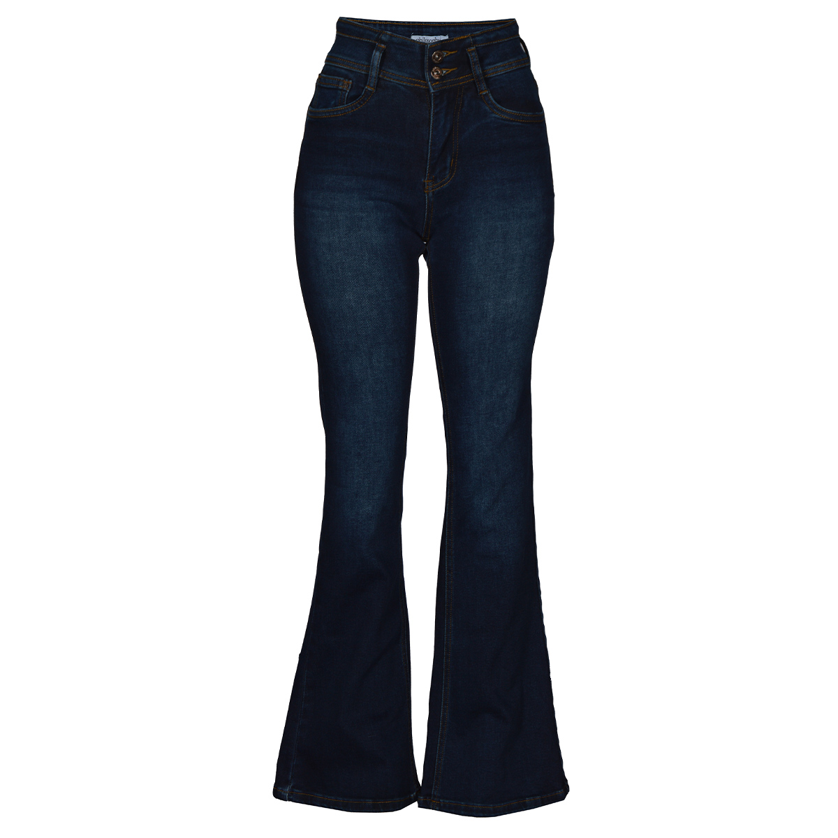Jeans Acampanado Philosophy Color Azul Obscuro Talla 11 para Mujer image number null