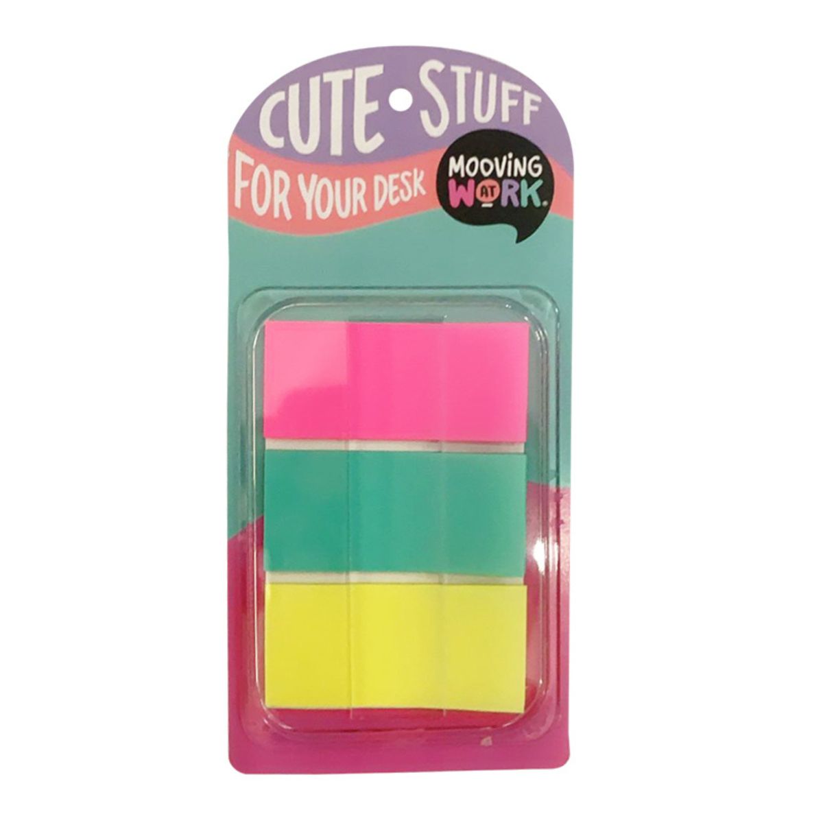 Dispensador de 60 Banderitas Se&ntilde;aladoras Anchas Mooving image number null