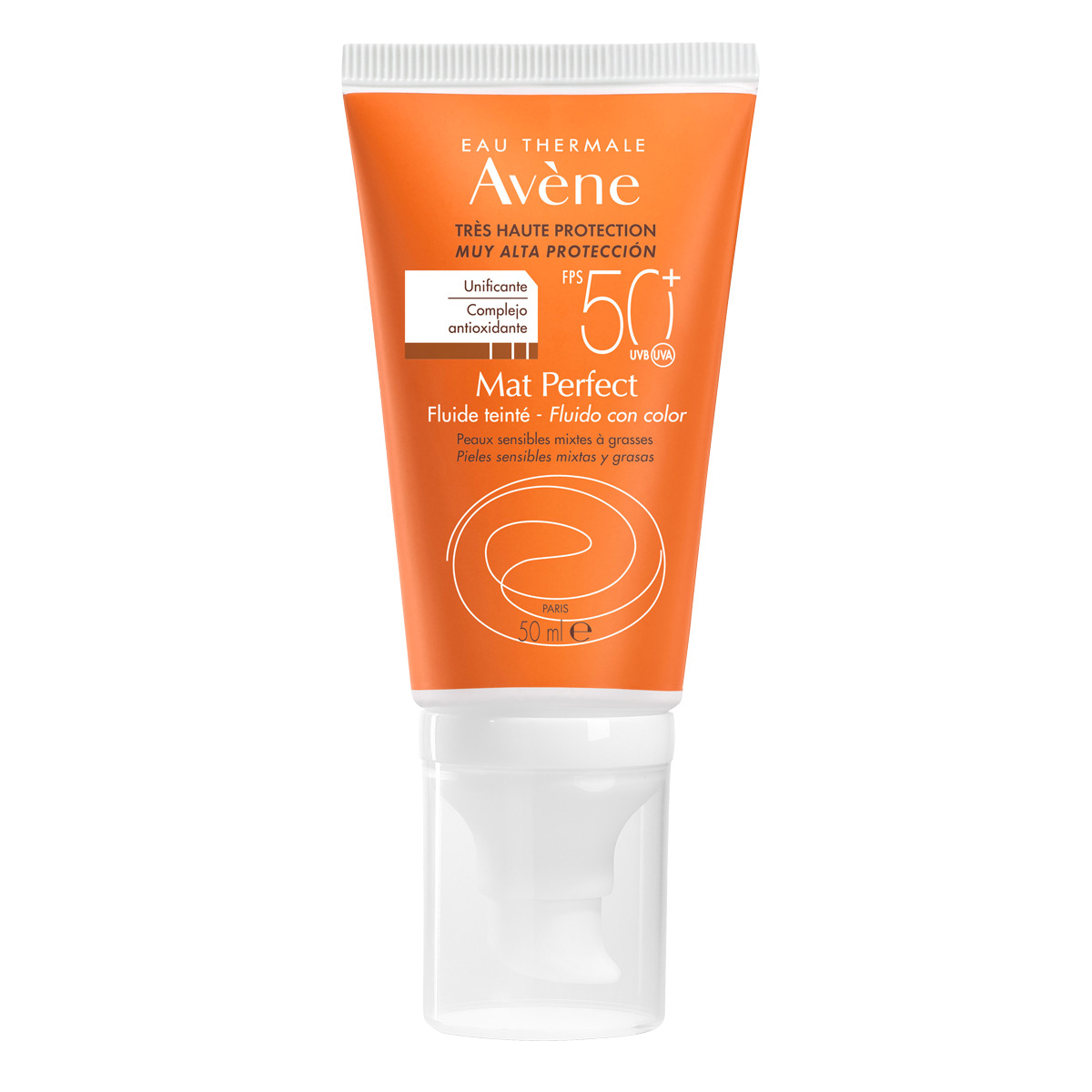 Avène Mat Perfect Fluido con Color Protector Solar FPS 50+ image number null