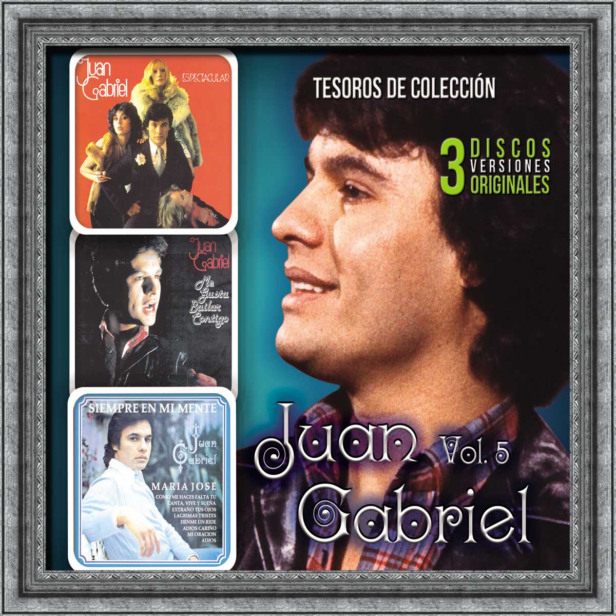 CD3 Jusan Gabriel Vol. 5 Tesoros de Colección - Siempre en Mi Mente - Espectacular - Me Gusta Bailar Contigo image number null