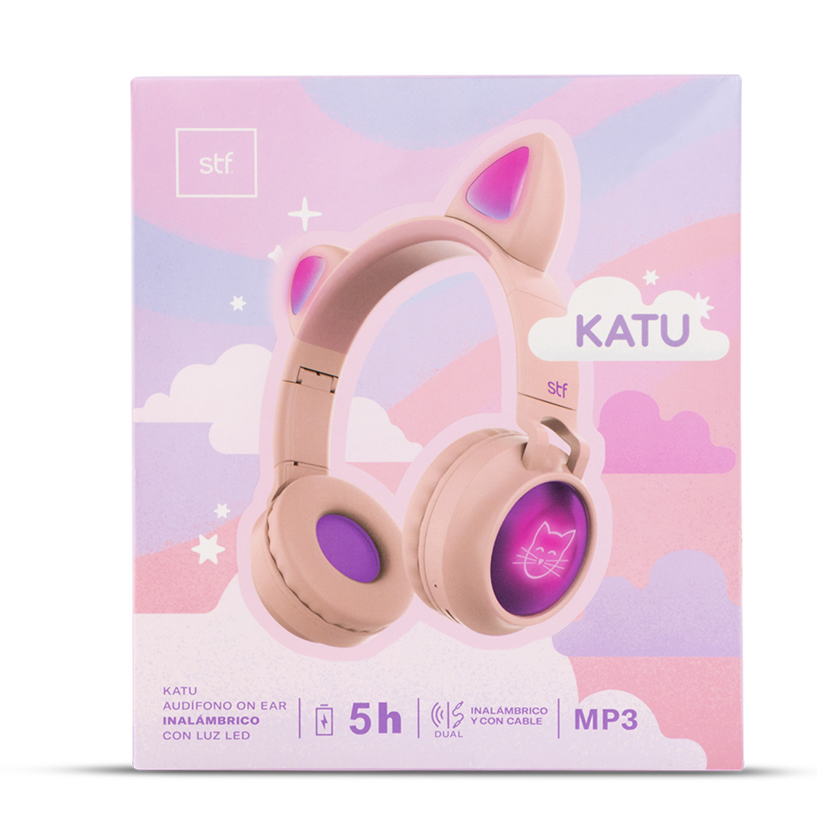 Audífonos STF Katu On Ear rosa image number null