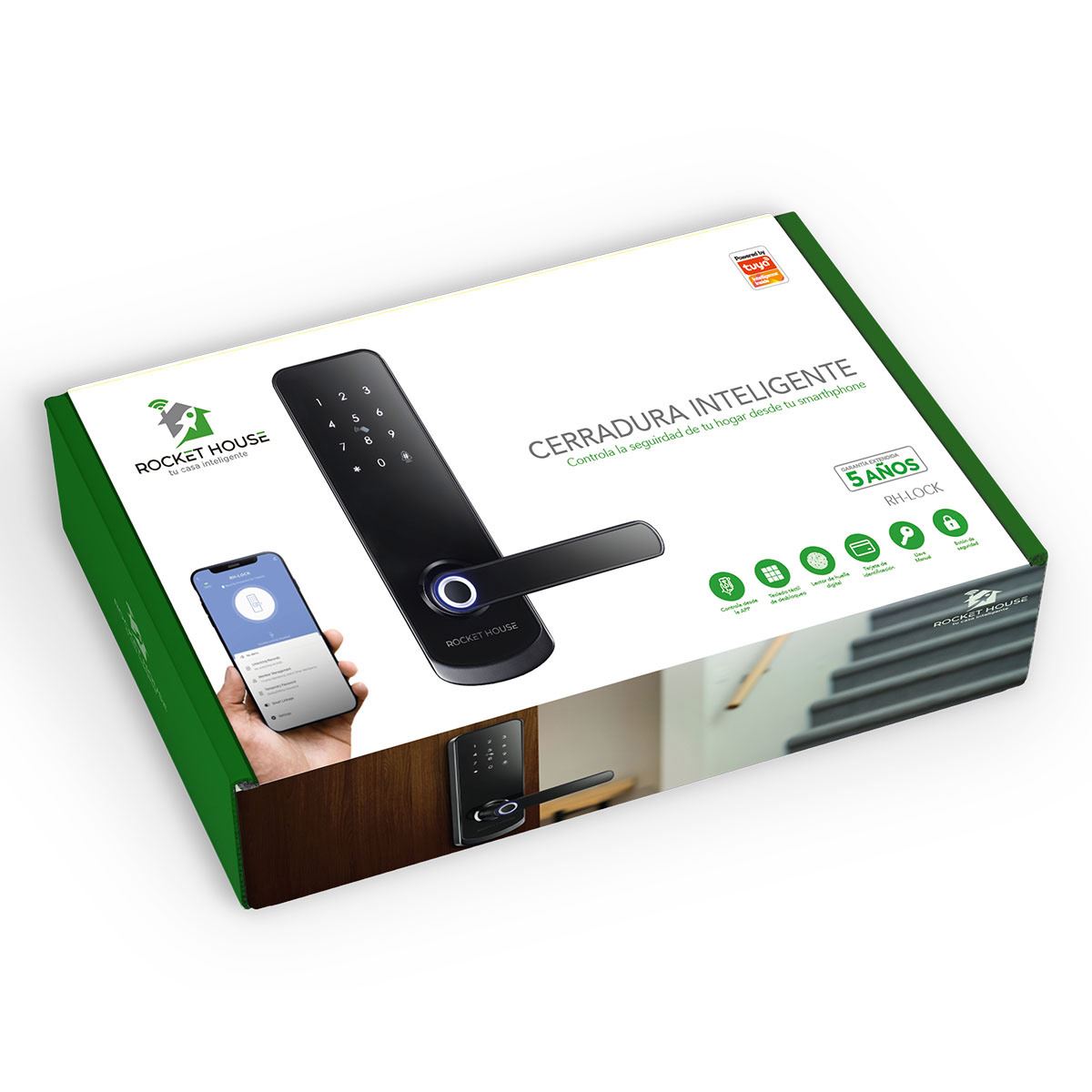 Cerradura Smart RH C/Huella Lock image number null