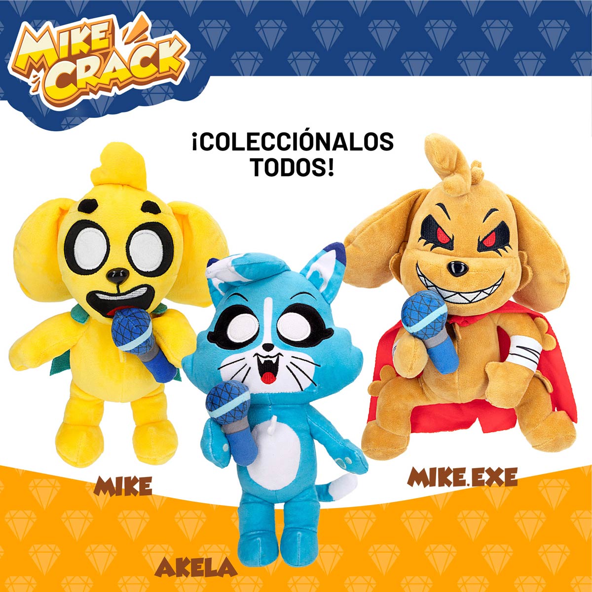Mike Peluche Interactivo 29cm Mikecrack image number null