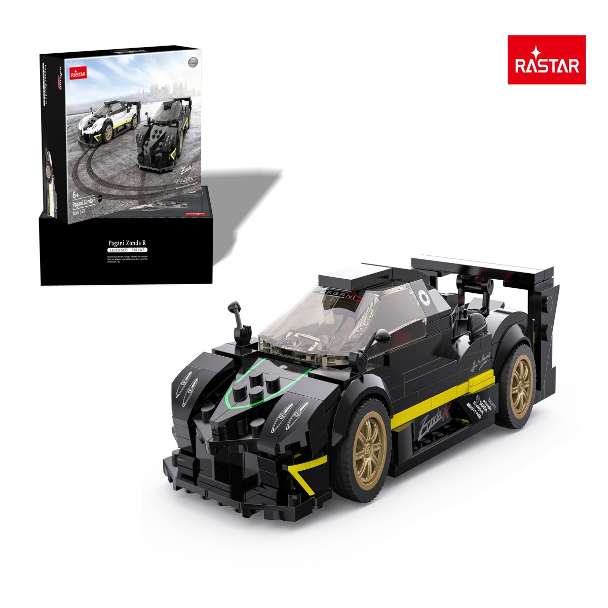 Veh&iacute;culo de Radio Control 128 Pagani Zonda R Bricks image number null