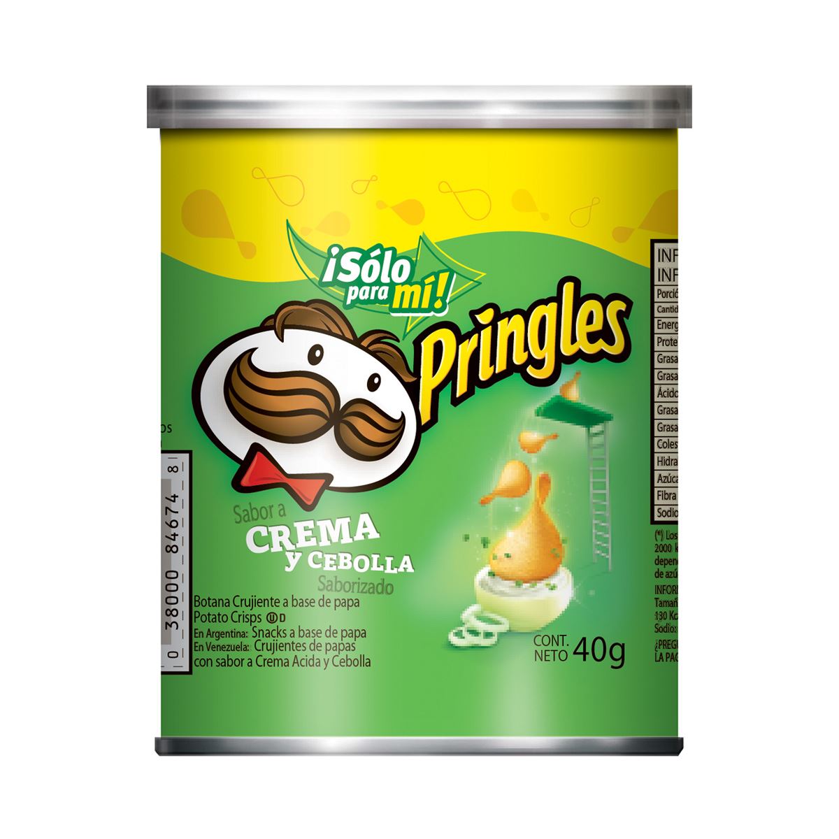 Pringles Crema Cebolla de 40 Gramos image number null