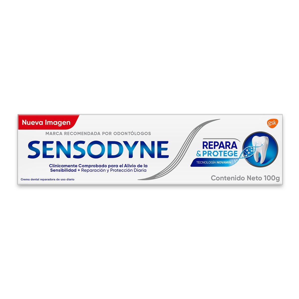 Crema Dental para la Sensibilidad Sensodyne Repara & Protege  100g image number null