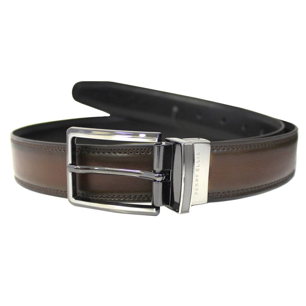 Cinturón Reversible Perry Ellis L49-0041-0K talla 36 image number null