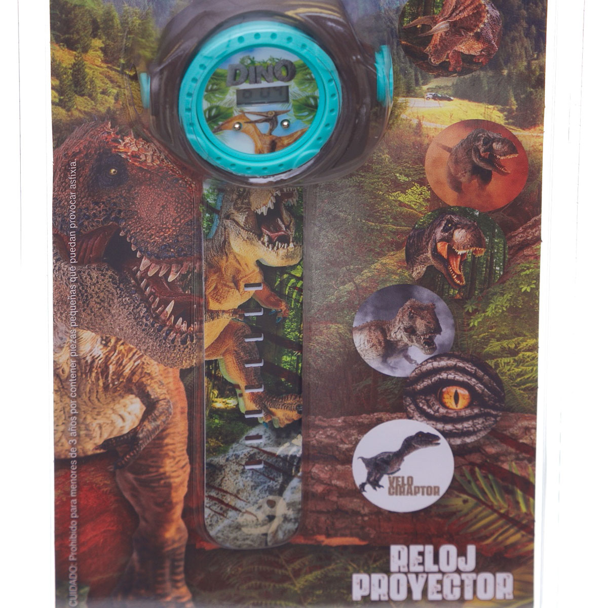 Set de Cartera y Reloj Digital Dinosaurios Switch image number null