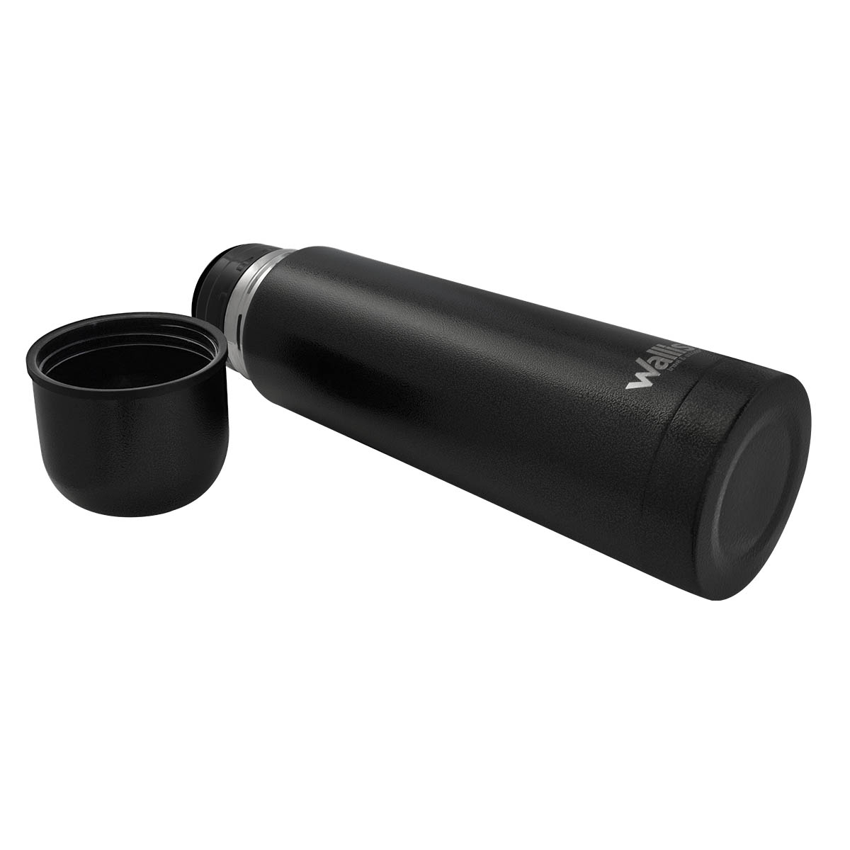 Termo Acero Inoxidable 500 ml Negro con Funda de Vinil Wallis image number null