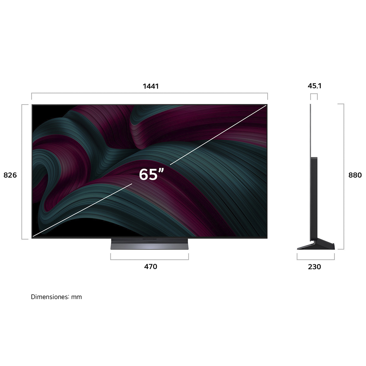 Pantalla Evo LG de 65 Pulgadas 4 KOled65c5psa en la Compra de Este Producto de Regalo Barra De Sonido Lg Sk1d Ean: 8806096419816 image number null