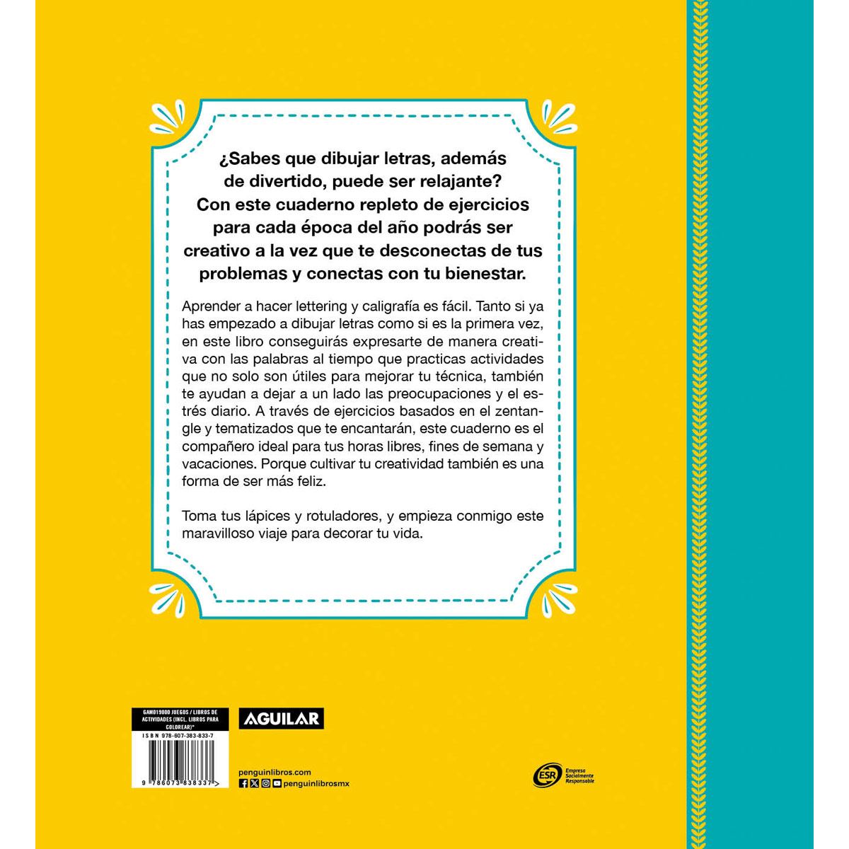 Cuaderno de Lettering y Caligraf&iacute;a para relajarse todo el a&ntilde;o image number null