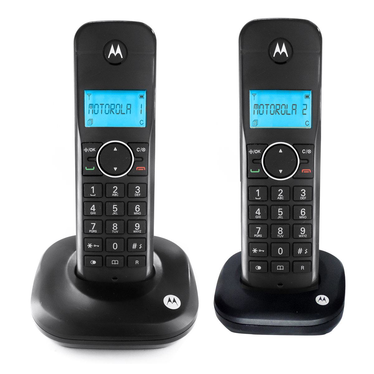 Teléfono inalámbrico digital Motorola MOTO500ID-2 negro image number null