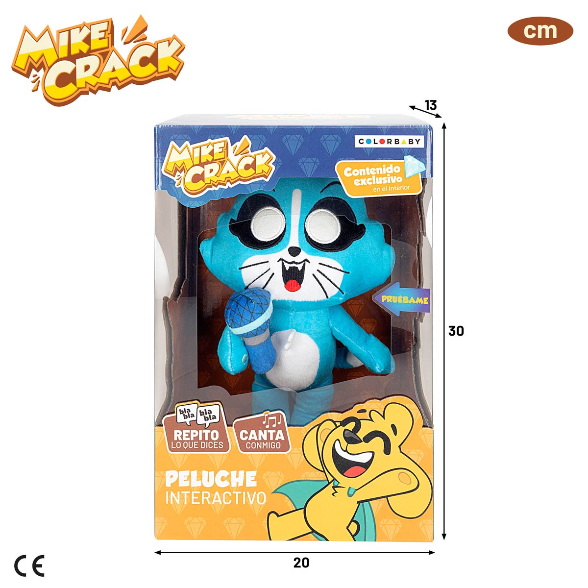 Akela Peluche Interactivo 29cm Mikecrack image number null