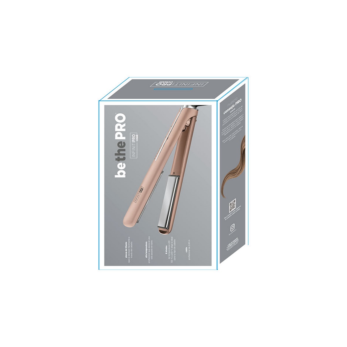 Alaciadora Titanio 1 Rose Gold Conair" image number null