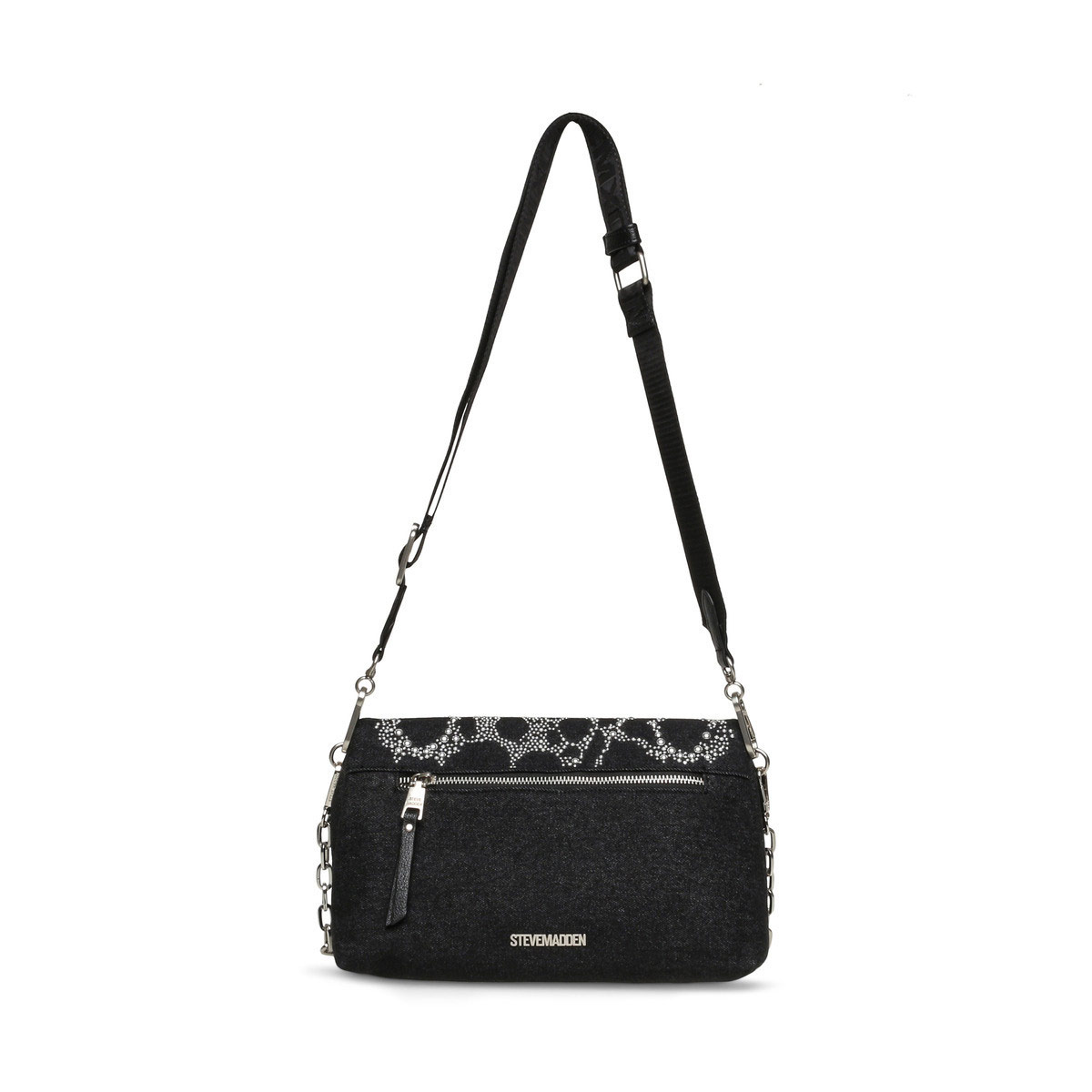 Satchel Color Negro Steve Madden para Mujer image number null