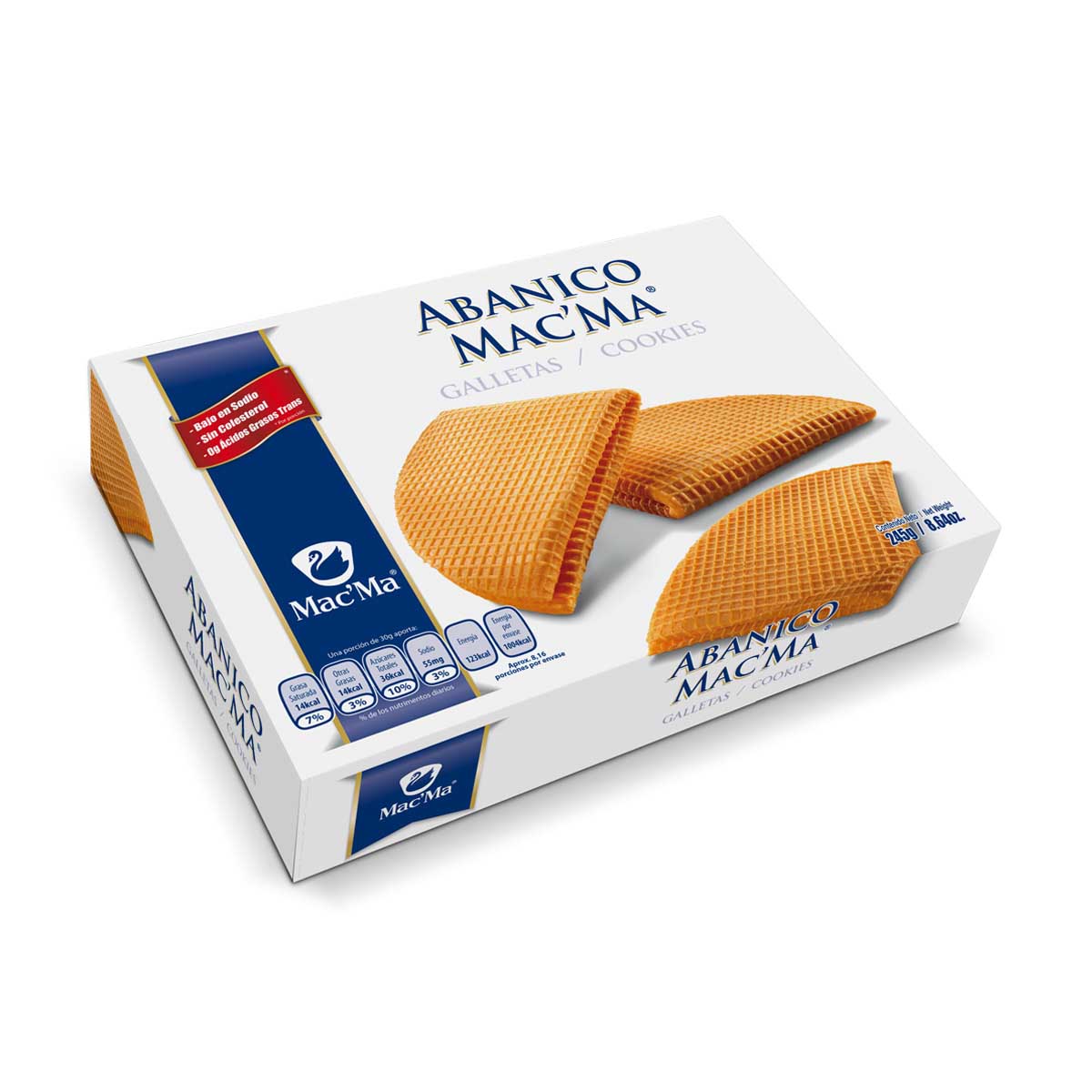 Galleta Abanico Mac´Ma 245g image number null