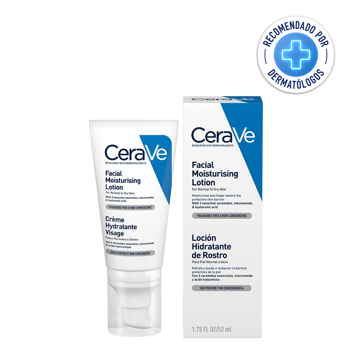 Loción Hidratante de Rostro con Textura Ultraligera CeraVe image number null