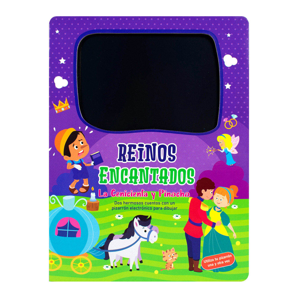 Libro con Pizarr&oacute;n Electr&oacute;nico Reinos Encantados image number null