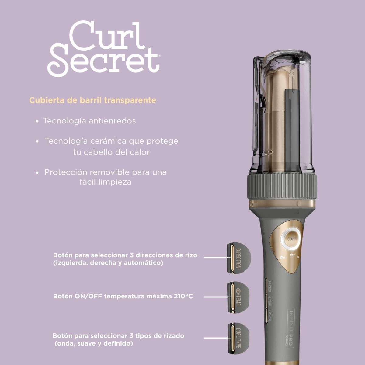 Rizador Curl Secret 1 1/4 Generation Conair image number null