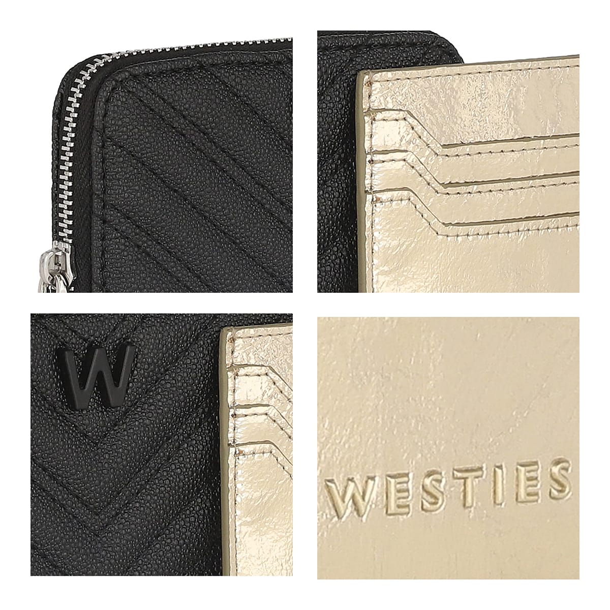 Set Estuche Westies Negro Combinado para Mujer image number null