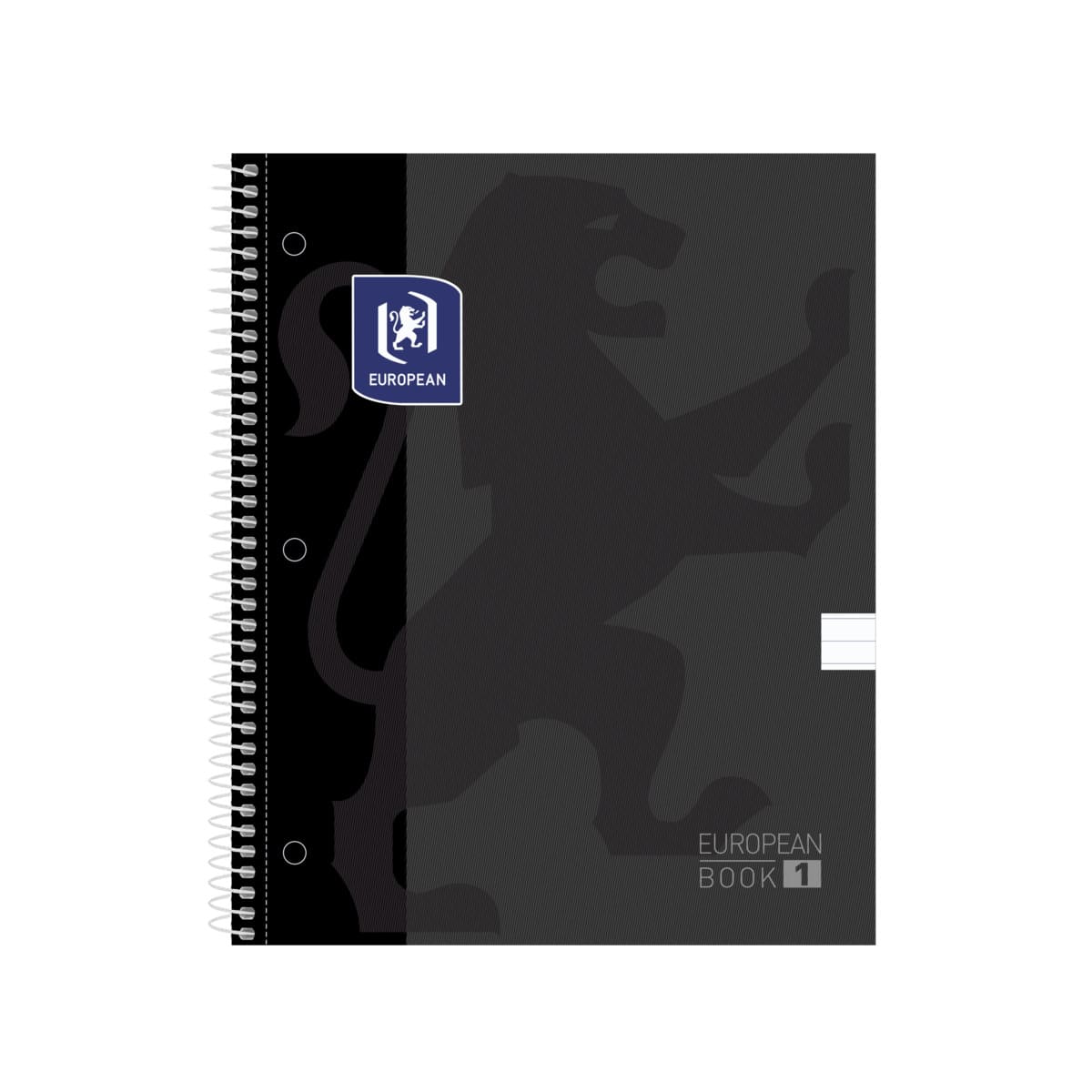 Cuaderno Espiral European Rayas Negro Pelikan image number null
