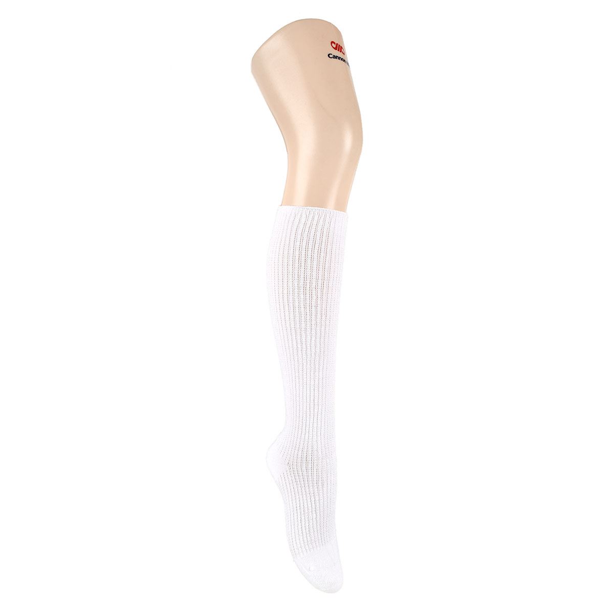 Calcetas Preven-T ejecutiva diabetes terapéutico ventilado sin costuras modelo 1968 talla chica-mediana(21 a 24cm) color blanco dama image number null