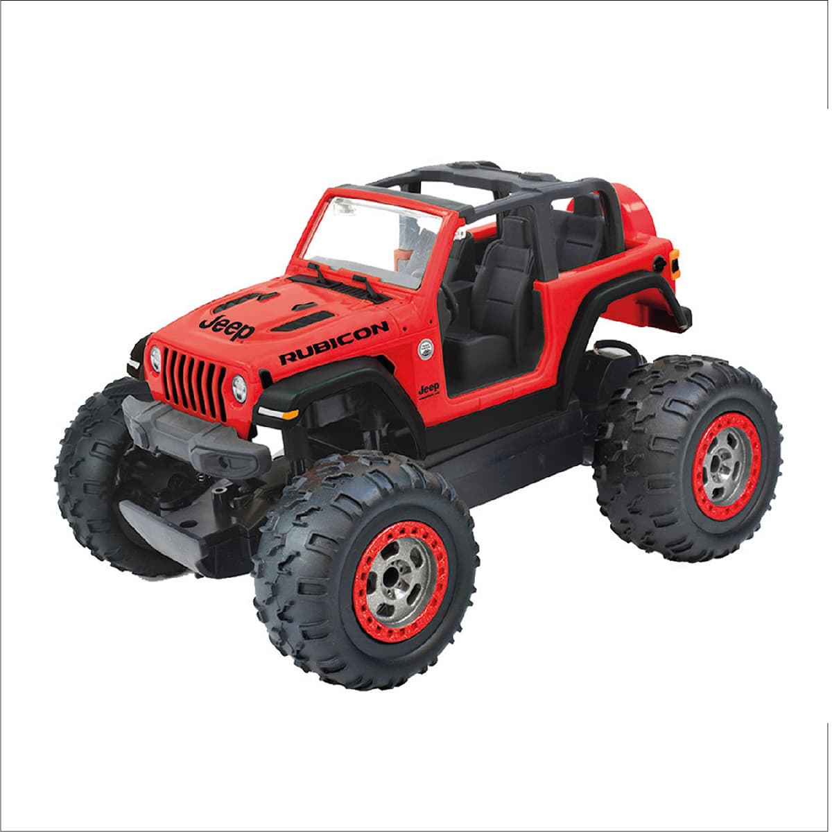 Vehículo de Control Remoto Jeep Wrangler Rubicon Color Rojo TOY SHOCK image number null