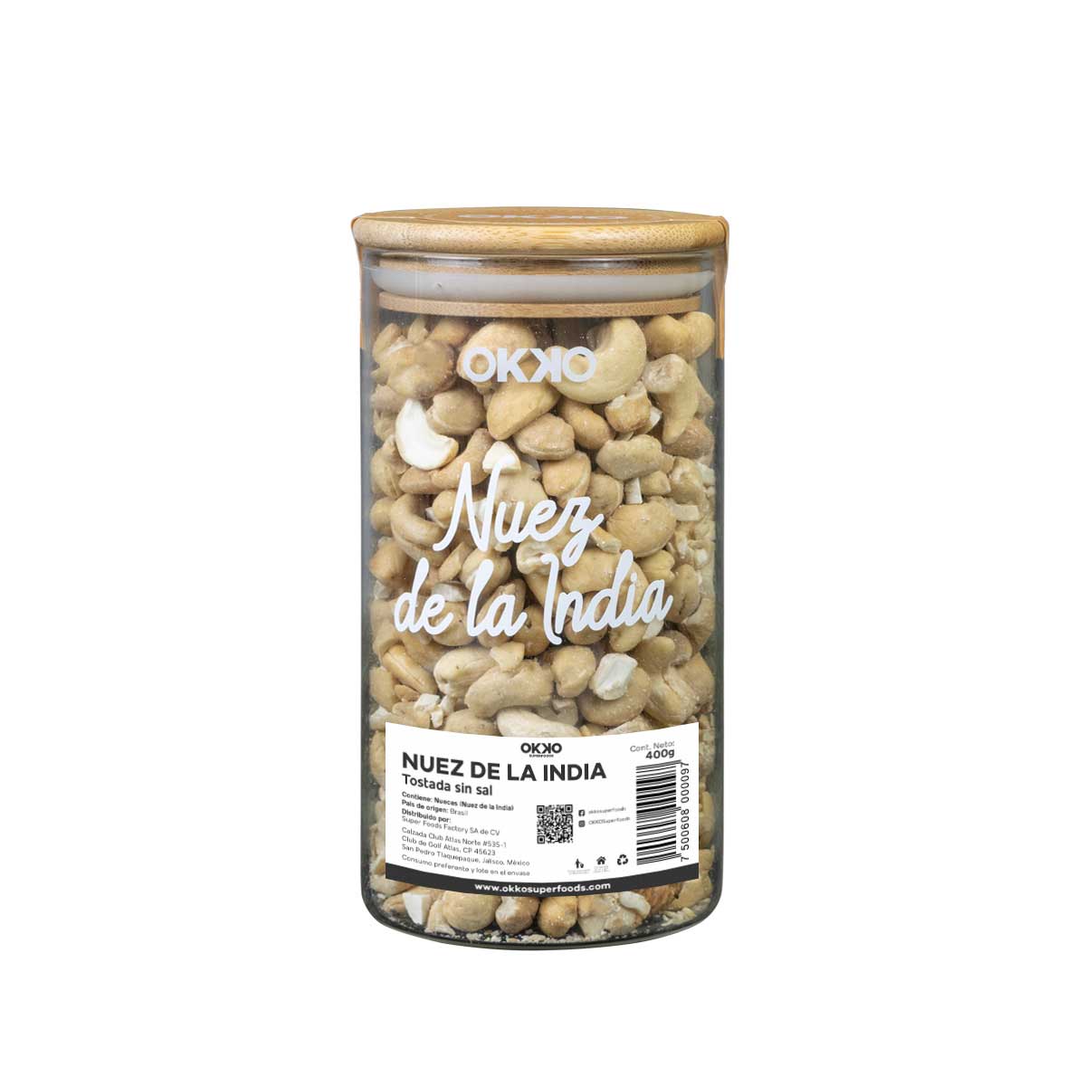 Jar nuez de la india chico image number null