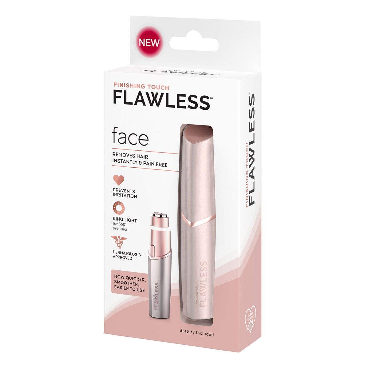 Removedor de Vello Facial Finishing Touch Flawless Rosé image number null