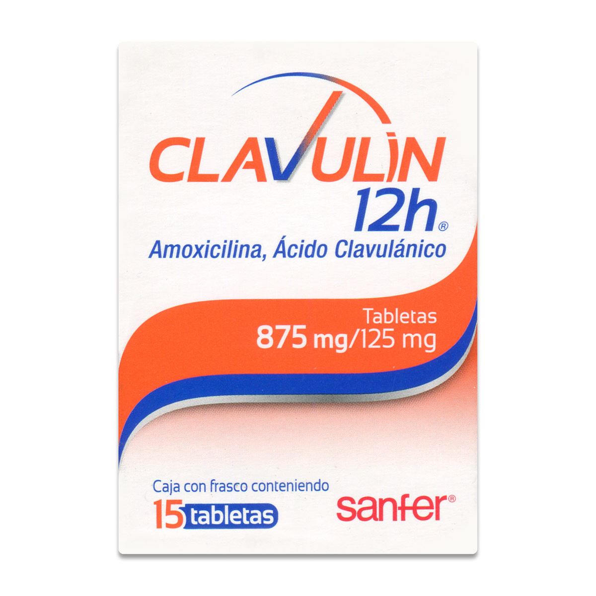 Clavulin 12h 875/125mg tab 15 image number null