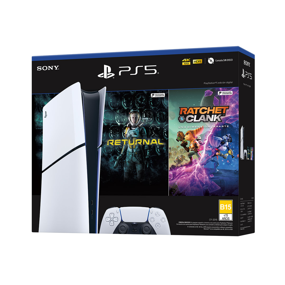 Consola PS5 Slim 1 TB Bundle Digital image number null