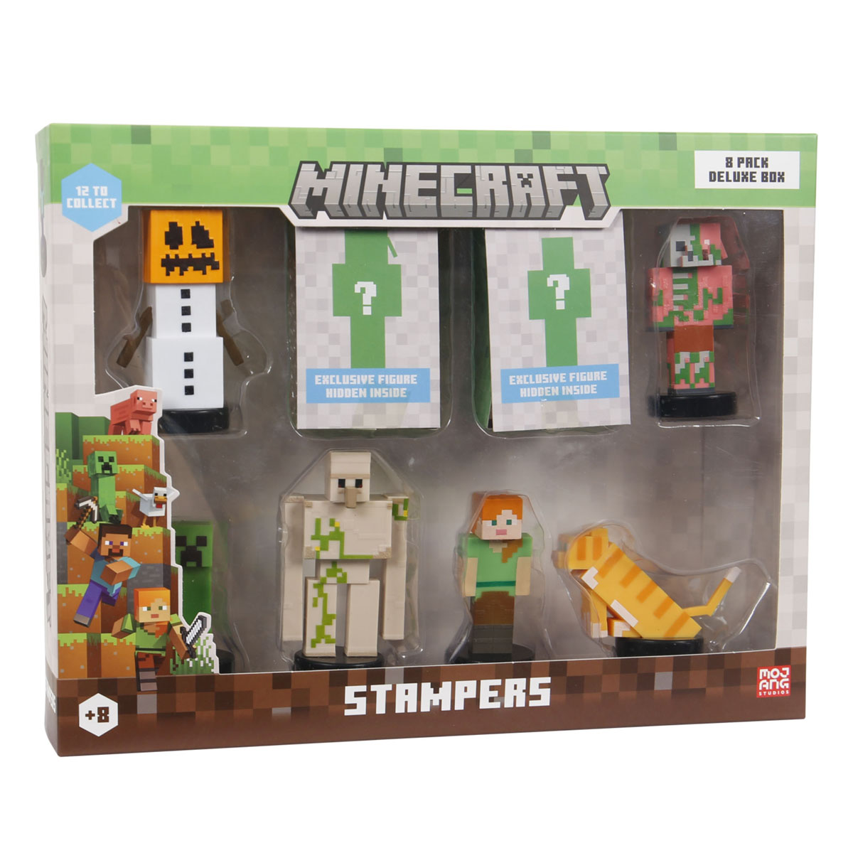 Set de Ocho Figuras MINECRAFT Stampers Deluxe Box image number null