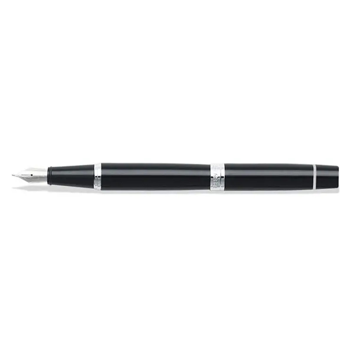 Pluma fuente  serie 300 negro brillante ct punto mediano Sheaffer image number null