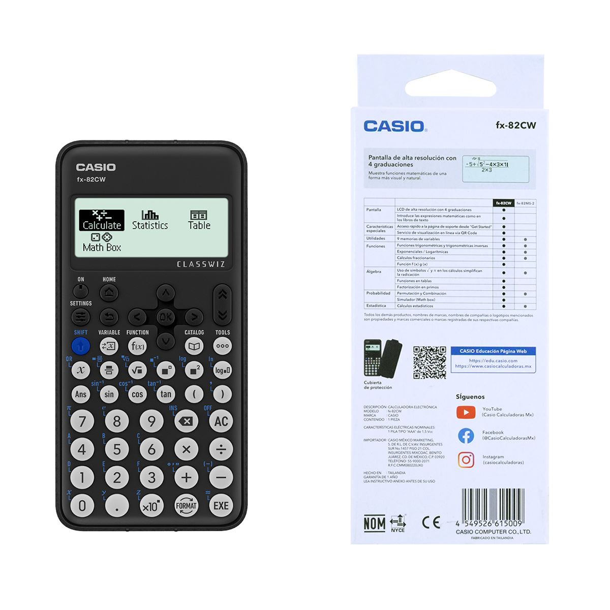 Calculadora Científica Casio FX-82CW image number null