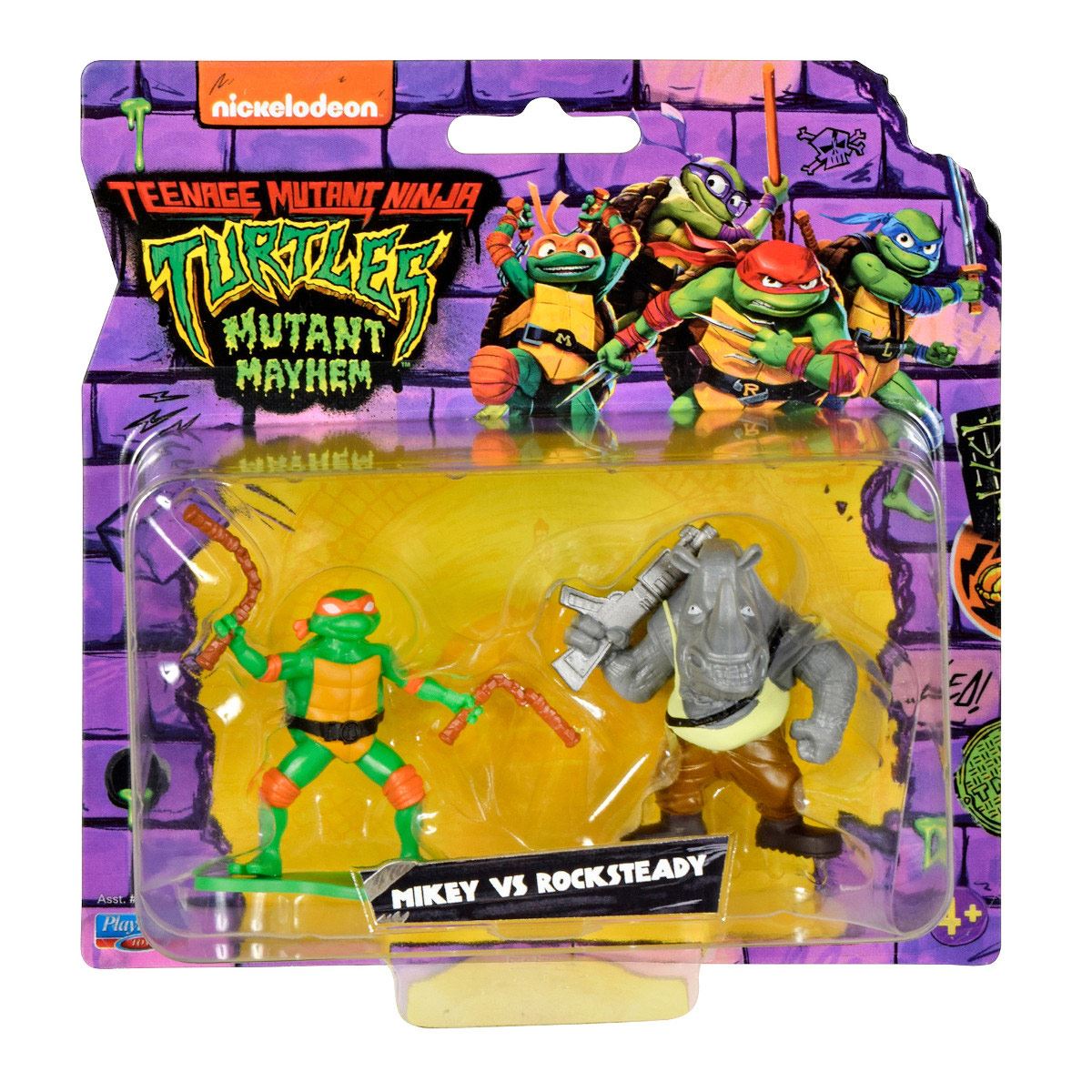 Teenage Mutant Ninja Turtles Movie Mini Figura 2 Pack Bandai image number null