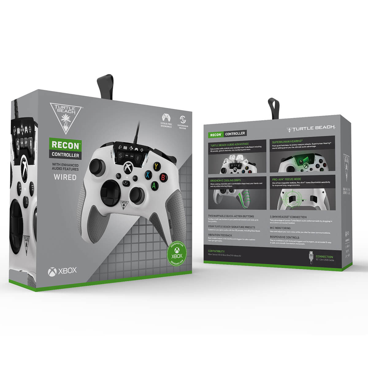 Control Xbox turtle recon white alámbrico image number null