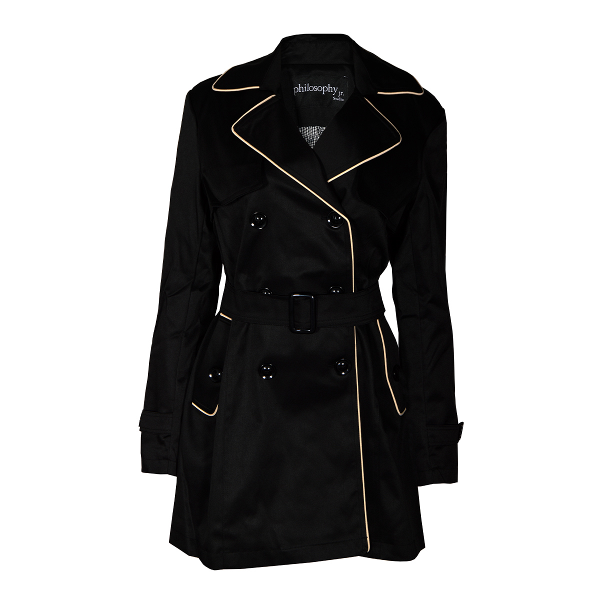 Gabardina con Solapa y Vivos Philosophy Talla Mediana para Mujer image number null