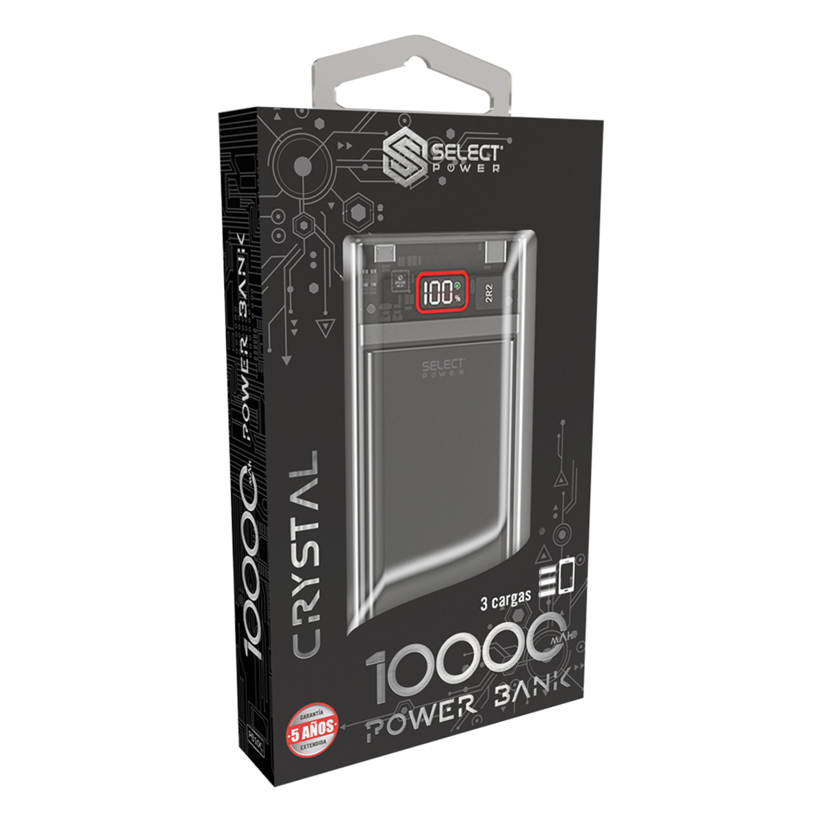 Power Bank Select Power 10,000 mah Crystal image number null