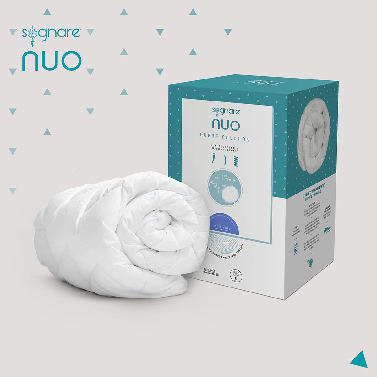 Cubre Colchón Nuo Individual Sognare image number null
