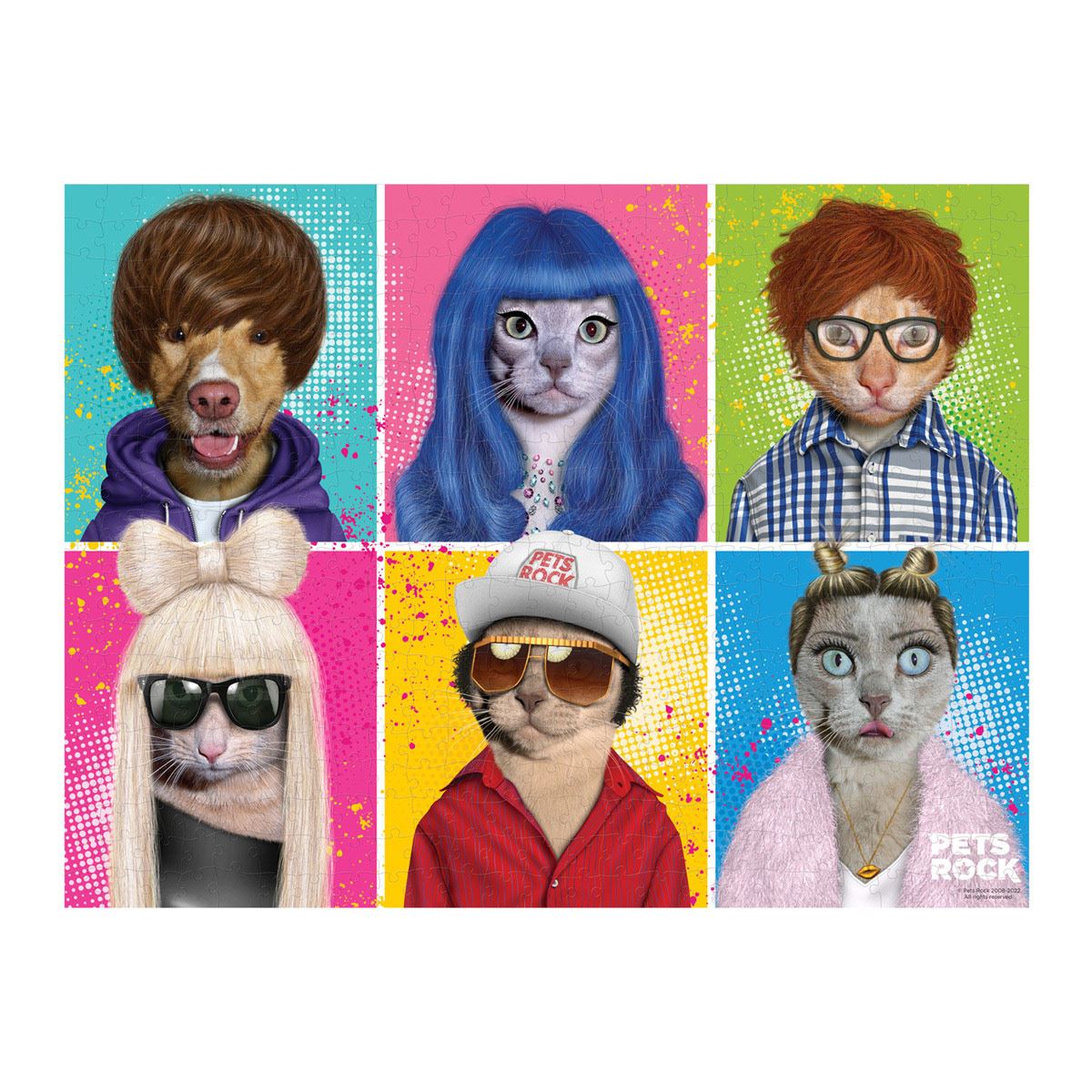 Rompecabezas adulto generico pets rock 500 piezas caja de cart&oacute;n image number null