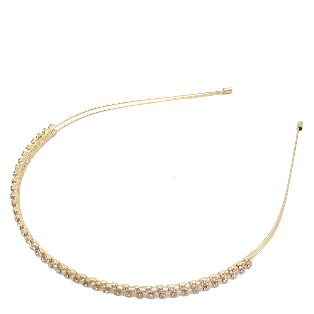 Diadema Mujer Colección Cristales Dorado Ponette image number null