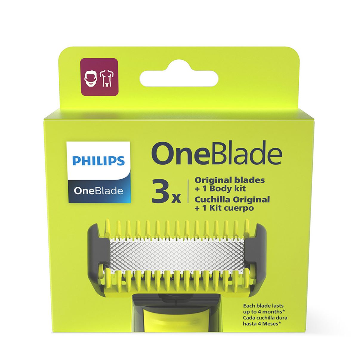 Repuesto One Blade 3 cuchillas Philips QP630/51 image number null