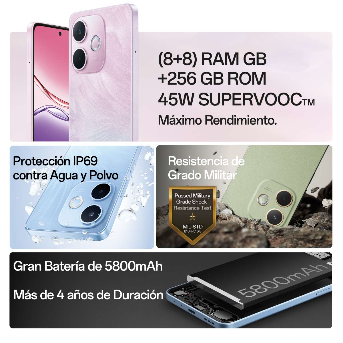 Oppo A5 Pro 256GB Verde Telcel R9 image number null